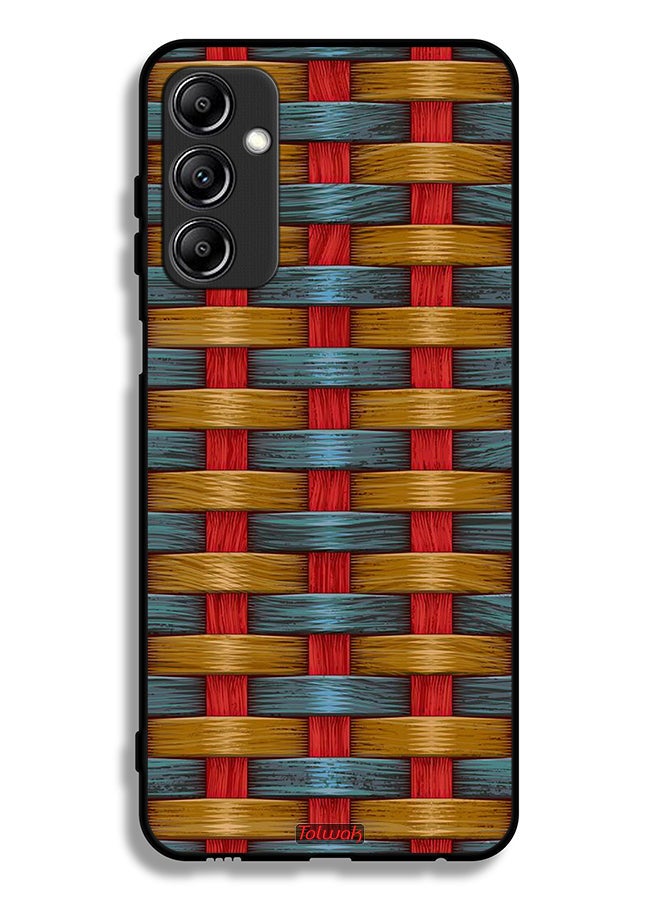 Tolwak Samsung Galaxy A14 5G Protective Case Cover Strips Art Pattern - Image 1