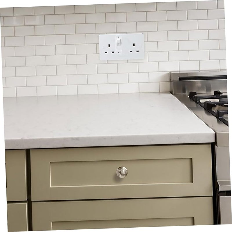 2 Pack White Child Safety Light Switch Cover Plate Leak Protection Easy Install - Image 5