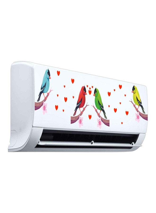Decopix 'ac Sticker Fridge Sticker Wall Sticker Split Ac Stickers Air Conditioner Sticker - Standard Size (Fit for All Models/Sizes/Brands) (Vinyl, Multicolor)' - SM6049 - Image 2