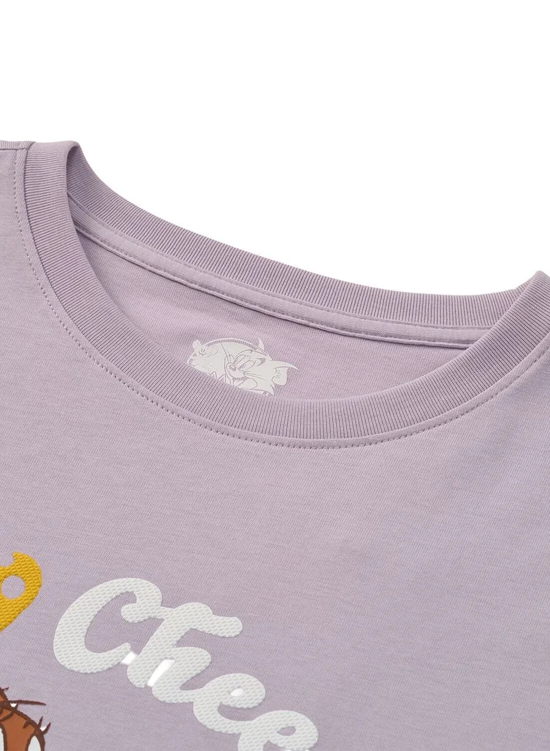 GIORDANO  Women’s Tom & Jerry Crew neck Print Tee for Women | Best Price UAE