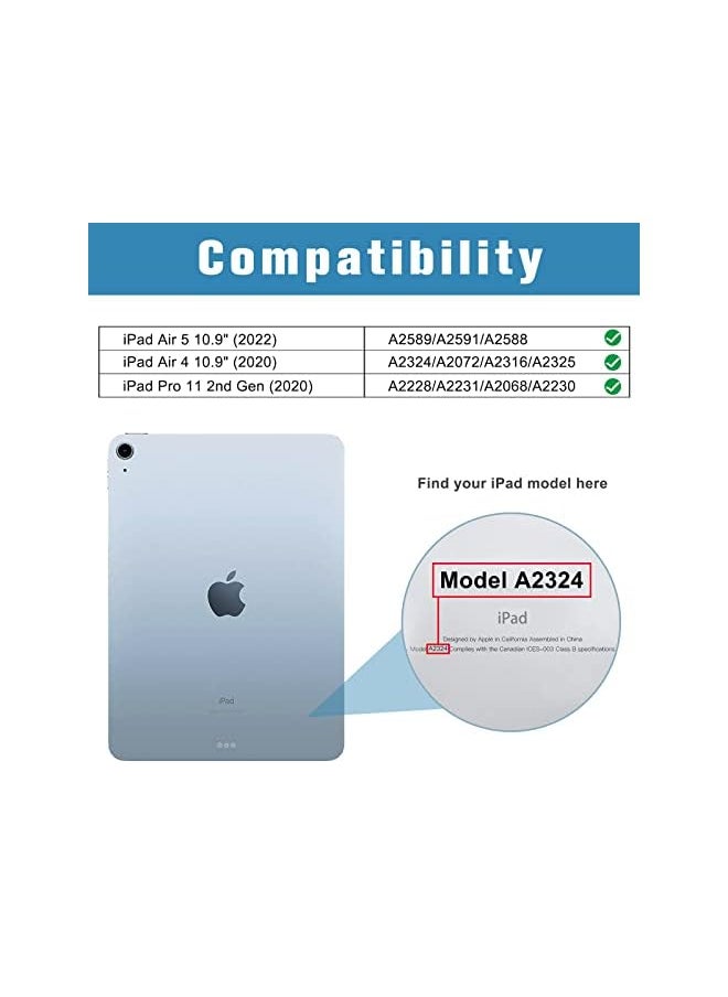 Procases - iPad Air 5 10.9 2022/ Air 4 10.9 2020/ iPad Pro 11 2020 Privacy Screen Protector, Anti-Spy Tempered Glass Screen Film Guard for iPad 10.9” Air 5th Gen/Air 4th Gen/iPad Pro 11" 2nd Gen - Image 1