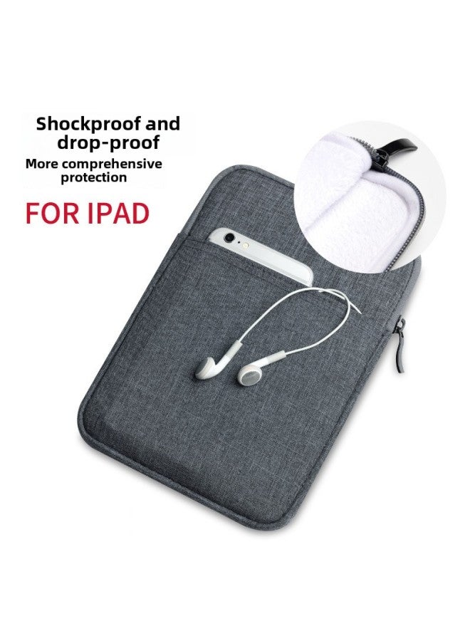 Suitable For Ipad Apple Mini5 Protective Sleeve 1234 Liner Bag 10.5air2 Generation 10.2 Pro9.7 Cloth 11 Inch-Color:Pink-Applicable Model:8 Inch (suitable For Mini1/2/3/4/5) - Image 2