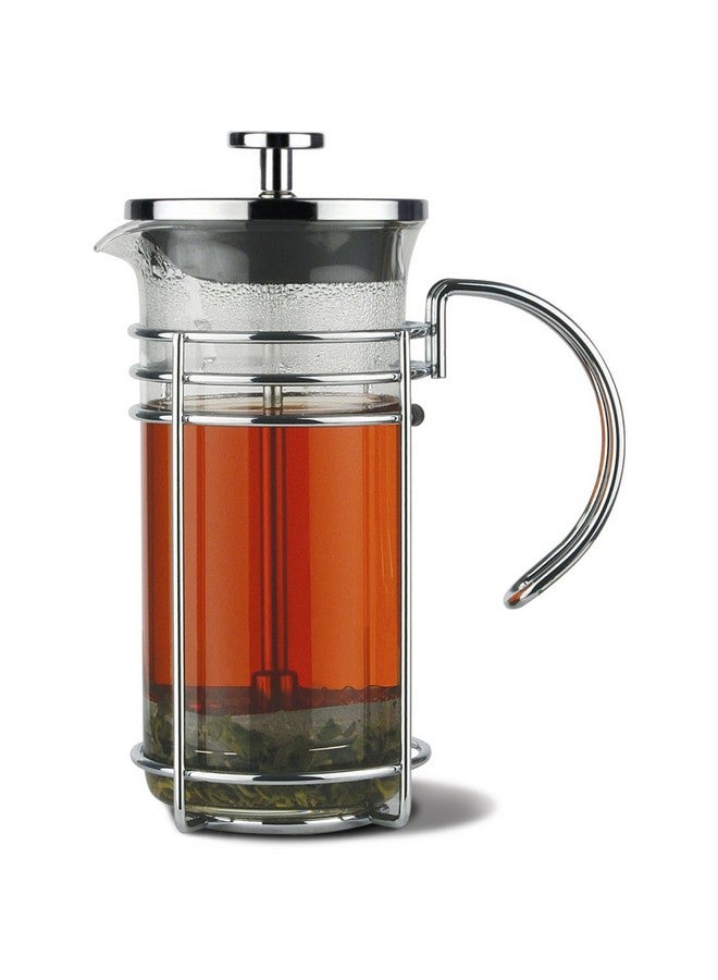 GROSCHE Madrid French Press Premium Coffee And Tea Maker 0.35L 11.8Oz Borosilicate Glass Beaker Dual Filter System For Rich Brew Versatile Brewing Stainless Steel Filter - Image 3