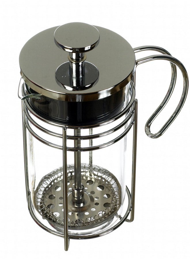 GROSCHE Madrid French Press Premium Coffee And Tea Maker 0.35L 11.8Oz Borosilicate Glass Beaker Dual Filter System For Rich Brew Versatile Brewing Stainless Steel Filter - Image 4