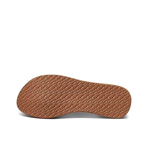 REEF Cushion Breeze Womens Flip Flop, Ultra Soft Cushion Footbed, Arch Support, Tan/Smoothie, 8 - Image 2