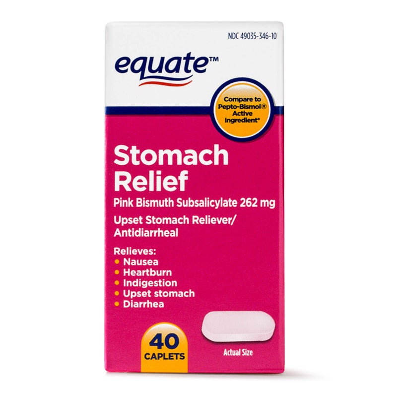 Equate Stomach Relief Caplets 40ct - Image 3