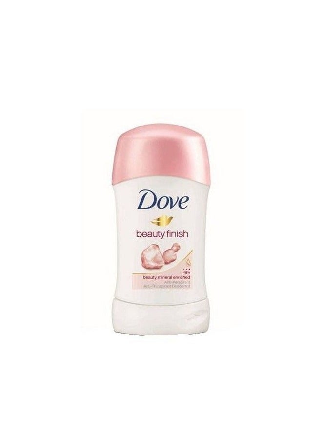 Dove Beauty Finish Antiperspirant Deodorant Stick 40grams - Image 1