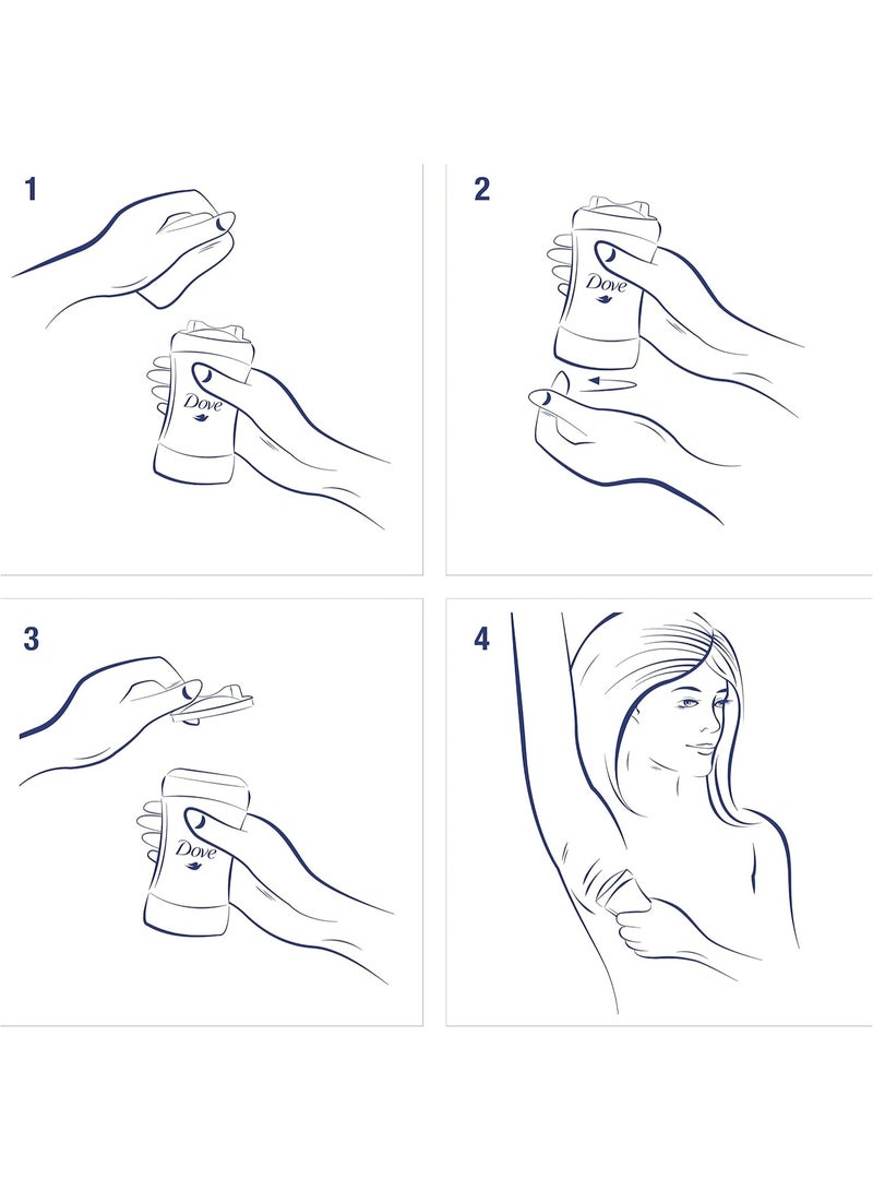 Dove Beauty Finish Antiperspirant Deodorant Stick 40grams - Image 2