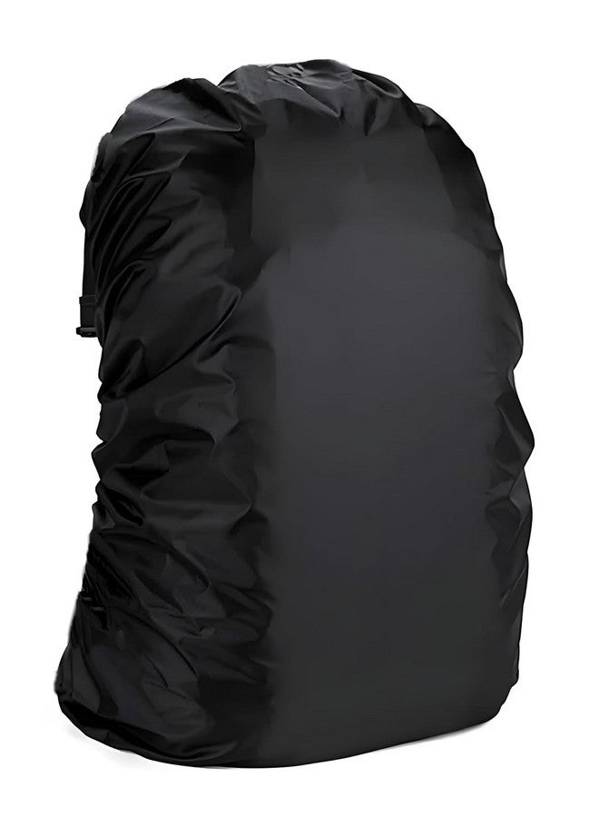 LEXUN Waterproof Bag Cover Nylon Backpack Rain & Dust Bag Cover Waterproof with Cary Pouch Adjustable for Hiking Camping Traveling 30L to 60L Laptop Bags, School Bag Cover, Luggage Bag Cover. - Image 1