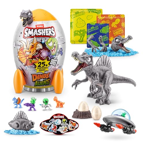ZURU SMASHERS Smashers Dino vs Aliens Medium Spinosaurus by ZURU Smashable Egg Toy for Boys - Image 1