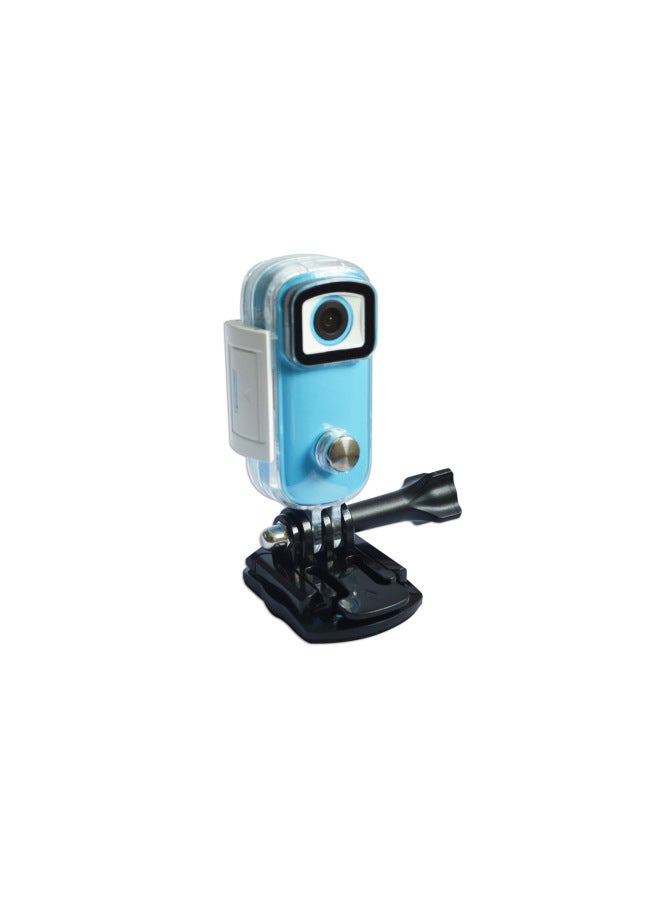 Generic SJCAM Action Camera 4K HD Outdoor Finger-Pointing Camera Anti-Vibration Waterproof Motorcycle Dash Cam High-Speed Photography-Color:C100 2k Blue  - Image 1