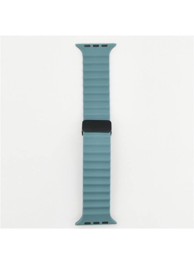 Suitable For Apple Iwatch10ultra Ocean Folding Silicone Strap Generation 6789se2 Summer Sports Strap 