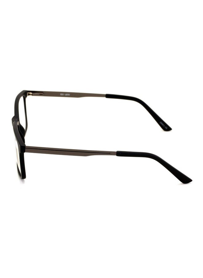 V.W.E. - Men Premium Rectangle Tr90 With Extended Metal Temple Extra Large Reader 147Mm Wide Frame Reading Glasses (Blackgunmetal 2.00) - Image 1