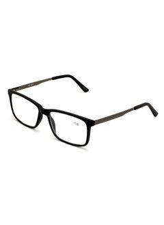 V.W.E. Men Premium Rectangle Tr90 With Extended Metal Temple Extra Large Reader 147Mm Wide Frame Reading Glasses (Blackgunmetal 2.00)  - Image 2
