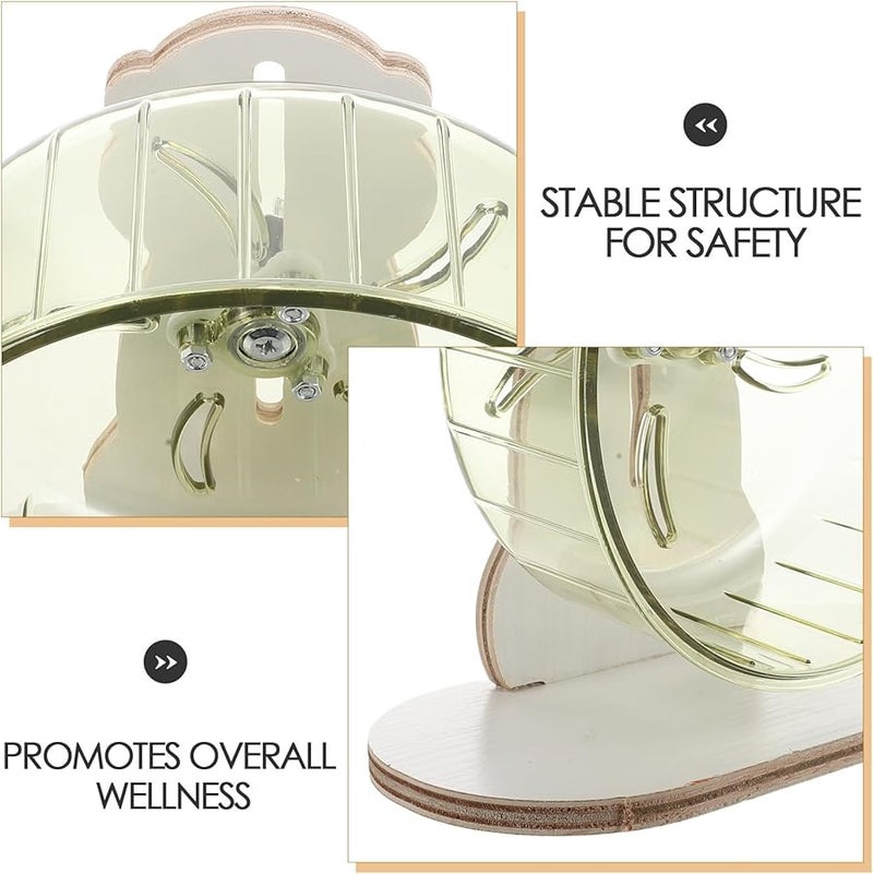 Silent Hamster Exercise Wheel 22cm Quiet Spinner With Stand For Small Pets - Image 4