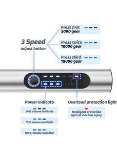 erorex Electric Engraving Pen Kit Usb Rechargeable Cordless Engraving Pen With 37 Bits Portable Mini Engraver Tools Rotary Engraver For Jewelry Wood Glass Stone Carving  - Image 3