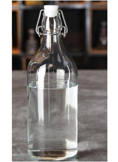 FUFU 6Pack 32oz Flip Top Glass Bottle 1 Liter Swing Top Bottles with Airtight Seal Flip Caps for Kombucha, Beverages, Oil, Vinegar, juice, Water, Soda, Kefir  - Image 4