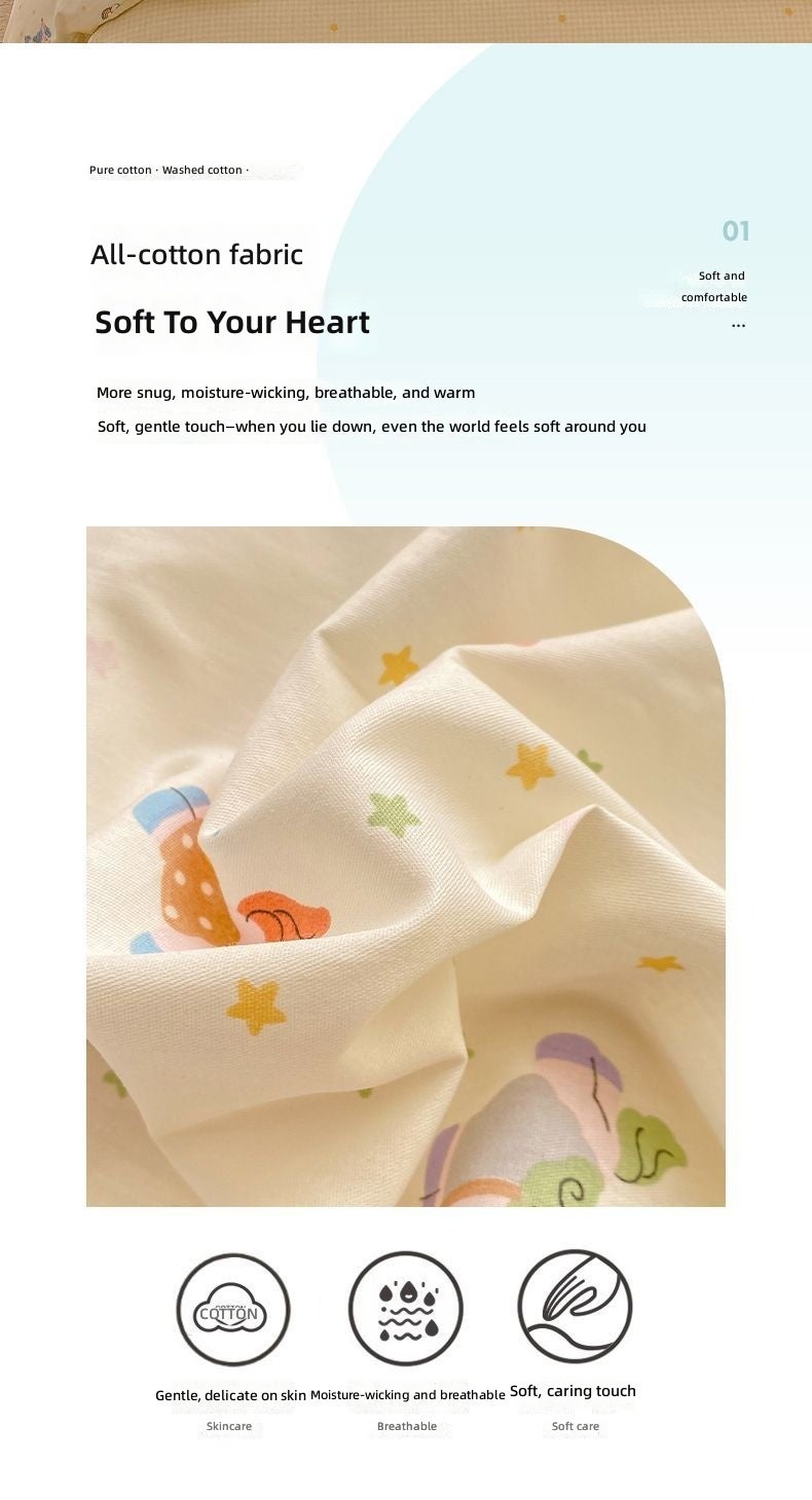 Cotton Bedding Set - New Design for 2026, 4-piece Set, Suitable for Dormitories and Families - Image 4