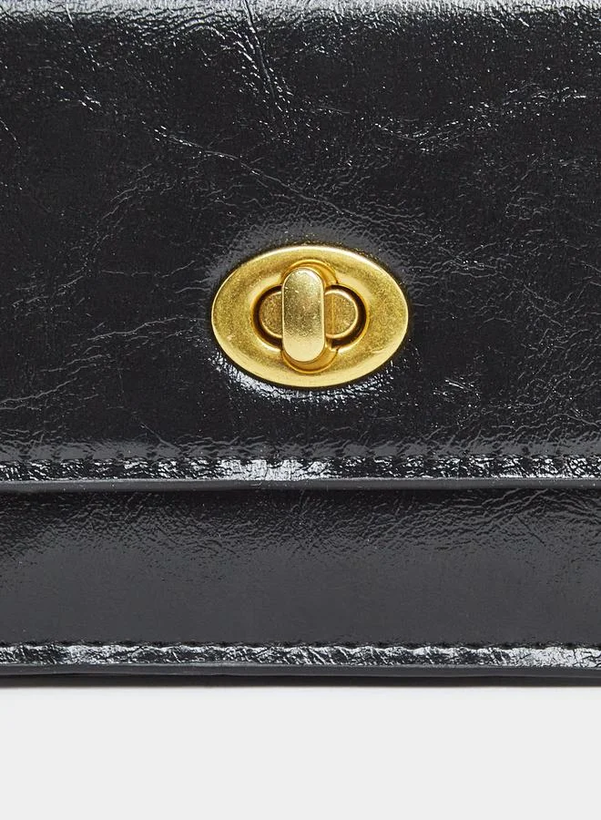 ستايلي Turn Lock Buckle Closure Purse