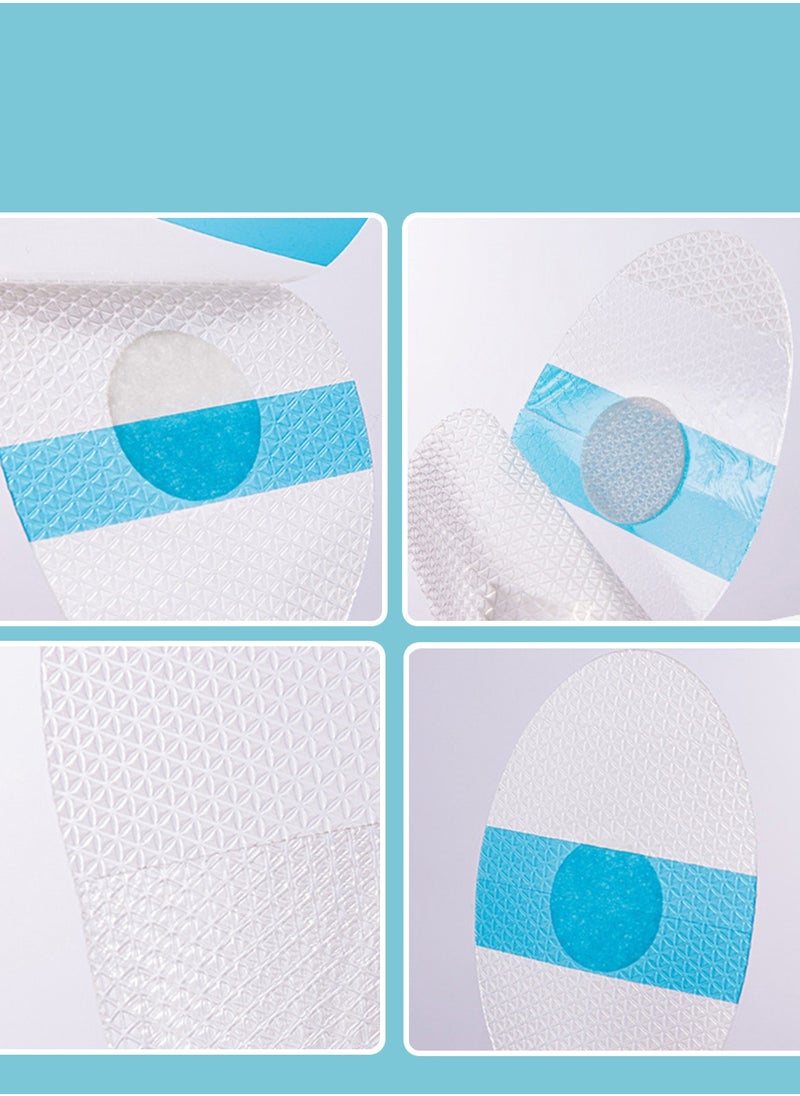 40 Pieces Update Silicone Waterproof Ear Stickers with Absorbent Cotton, Ear Covers for Swimming Shower，Disposable Ear Tape Ear Protectors，Ear Covers Waterproof Baby Shower Swimming
