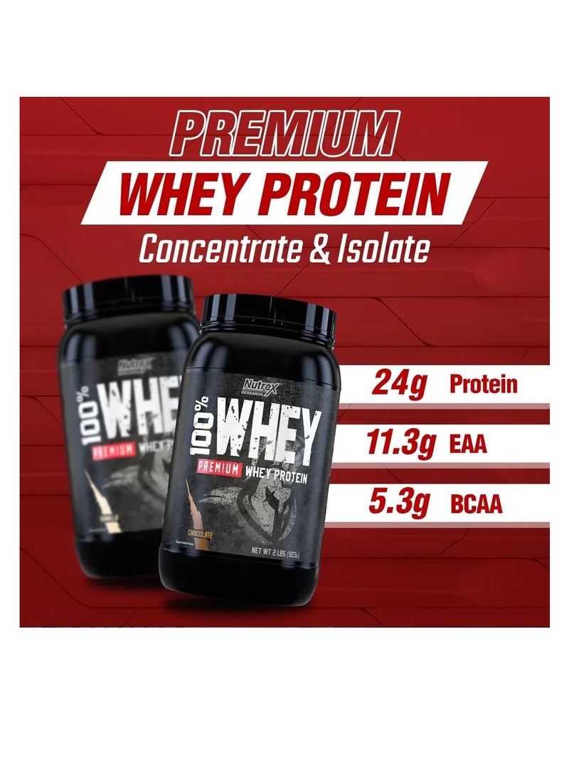 Nutrex Research Whey Protein 2lb Chocolate - Image 4