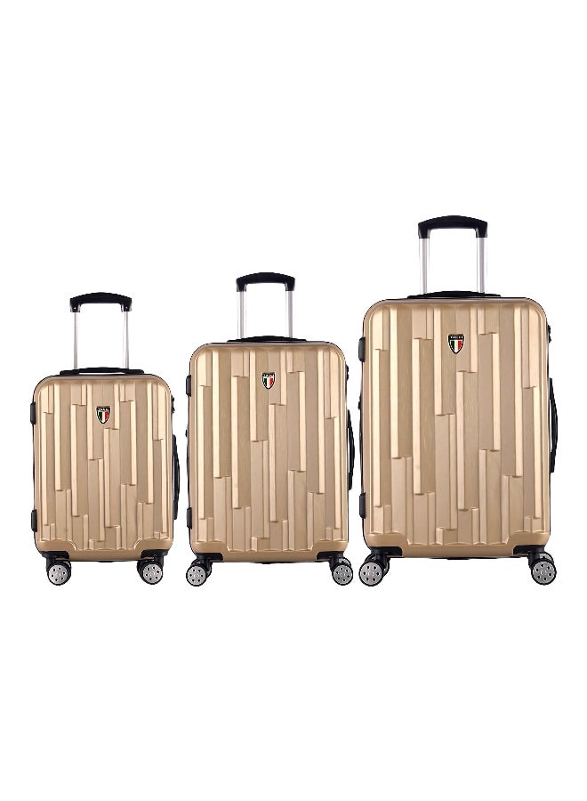 توتشي مجموعة حقائب سفر ريفليتوري من  بمقبض تليسكوبي، 3 قطع، بألوان متنوعة، 30.7 × 19.6 × 11.4 انش T0272 - Image 1