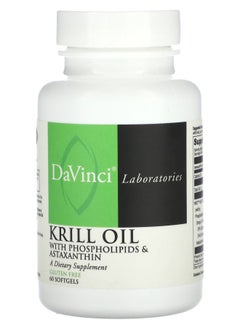 DaVinci Laboratories of Vermont Krill Oil 60 Softgels 