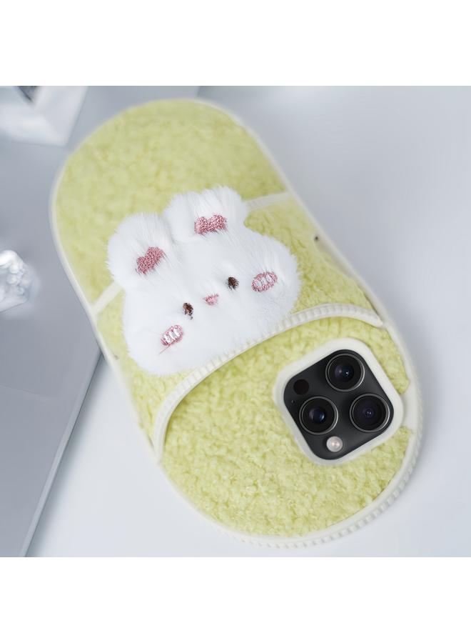 اس-توب جراب لهاتف iPhone 14 Pro بتصميم دمية قطيفة إبداعية من مادة TPU - Image 1