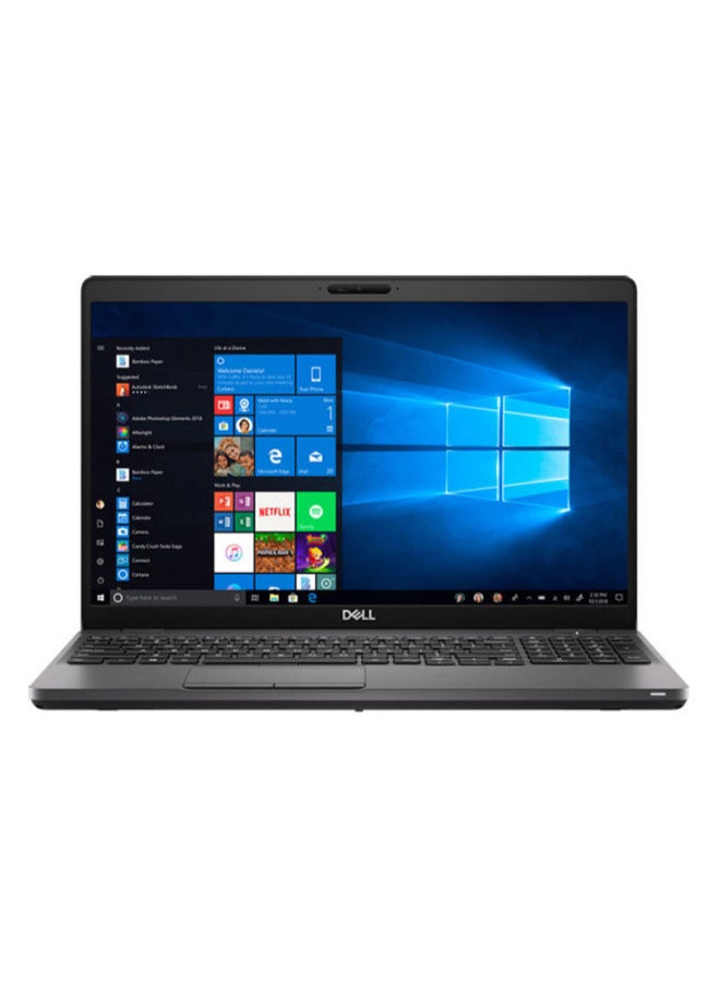 ديل لابتوب لاتيتيود 5500 بشاشة مقاس 15.6 بوصة بدقة كاملة الوضوح ومعالج كور i7/ذاكرة رام 8 جيجابايت/محرك أقراص SSD سعة 256 جيجابايت/بطاقة رسومات إنتل بدقة فائقة الوضوح/نظام تشغيل ويندوز 10/إصدار عالمي اللغة الإنجليزية أسود - Image 1