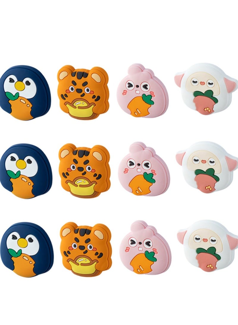 Silicone Door Wall Protector Set of 12 - Anti-Collision Bumpers for Furniture and Knobs - Image 1