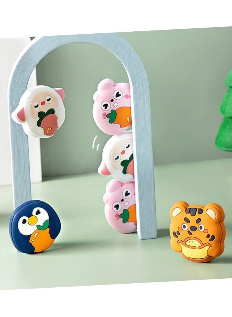 Silicone Door Wall Protector Set of 12 - Anti-Collision Bumpers for Furniture and Knobs - Image 2