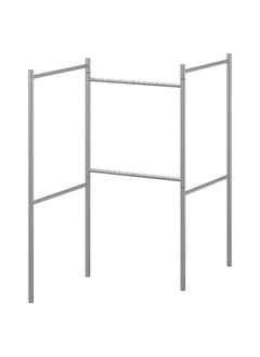 Generic Extendable Towel Stand - Stainless Steel, Adjustable Height and Length for Versatile Towel Storage, Modern and Durable Design for Bathroom Decor 