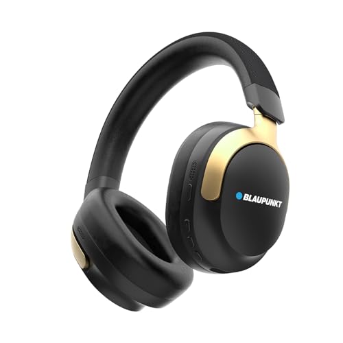 Blaupunkt BH71 Moksha India’s 1st Hybrid ANC Gyro Head Tracking BT Headphone with 360° Spatial Audio I RTL Chipset I Ultra-Low Latency Gaming Mode I Foldable Lightweight Over-Ear Wireless Headphones - Image 1