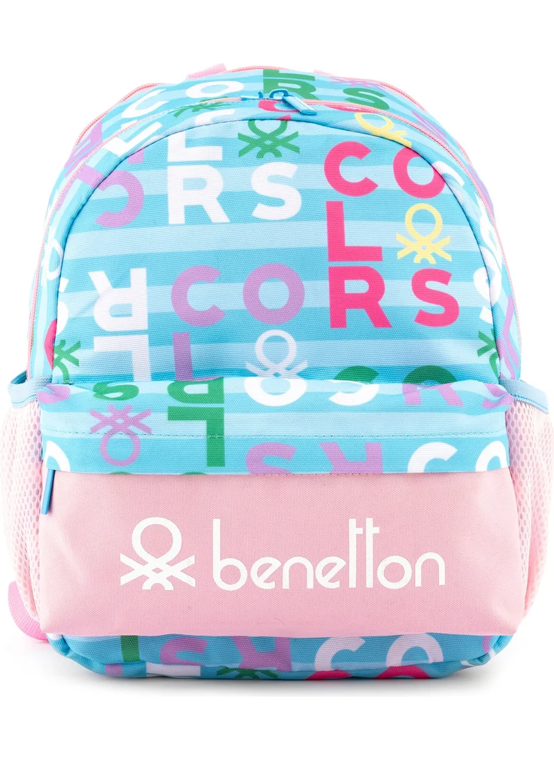 يونايتد كولورز أوف بينتيون Letter Printed Girls Kindergarten Bag