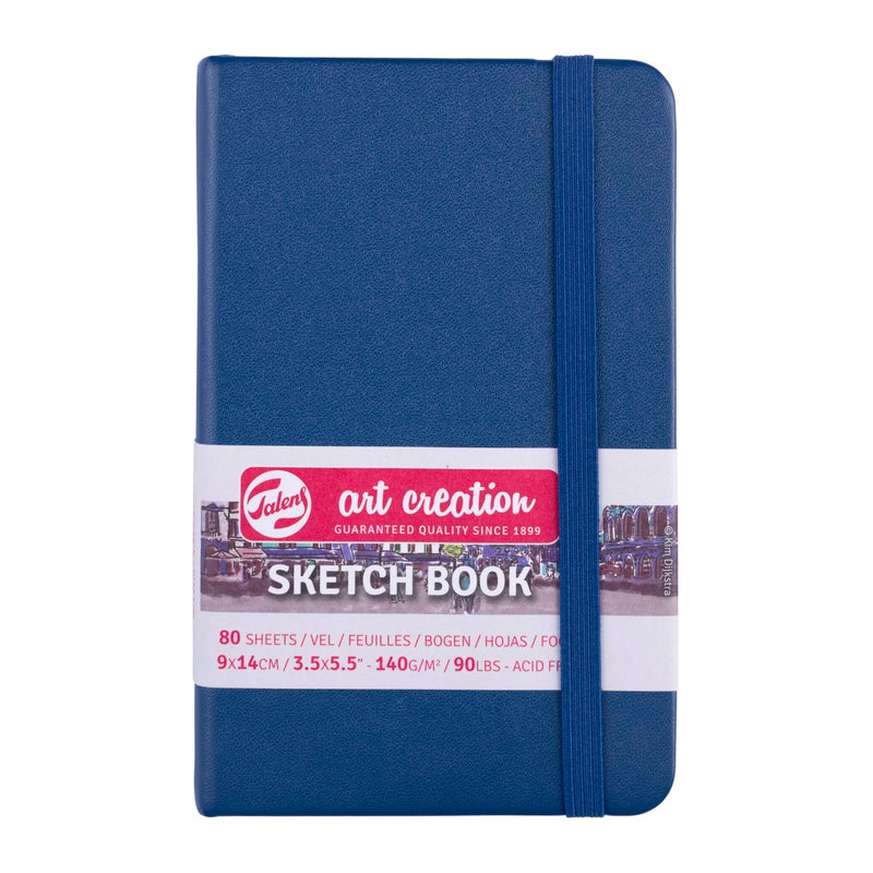 Talens Art Creation Talens Japan T9314231M 452132 Art Creation Sketchbook Drawing Notebook 35 x 55 inches 9 x 14 cm Navy Blue