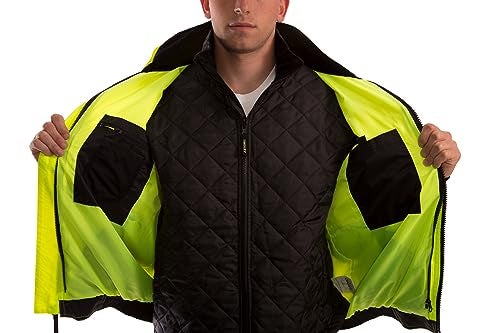 Tingley Bomber 3.1 J26172 High Visibility Insulated Jacket With Removable Liner, Extra-Large, Fluorescent Yellow-Green - Image 4