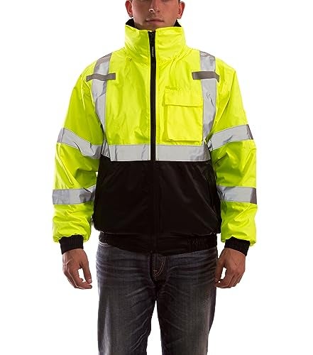 Tingley Bomber 3.1 J26172 High Visibility Insulated Jacket With Removable Liner, Extra-Large, Fluorescent Yellow-Green - Image 1