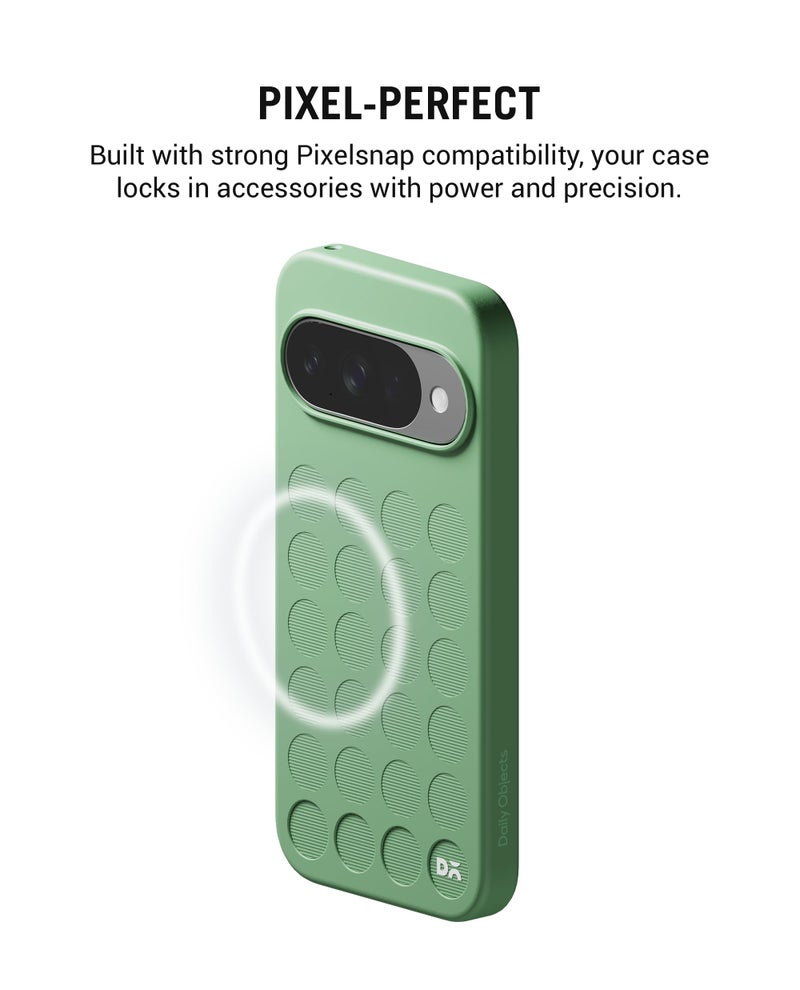 DailyObjects Google Pixel 10 Stack Signature Magnetic Case Cover | Compatible with Magnetic | Camera & Body Protection | Scratch Proof | Dual Hybrid Protection | Wireless Charging - Mint Green - Image 5