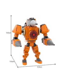 General Skibidi Toilet Man Toy Building Blocks 461 PCS Titan Electric Driller Man Toy Ideas Toys Battle Horror Game Model Ideas Toys Gifts for Adult & Kids 