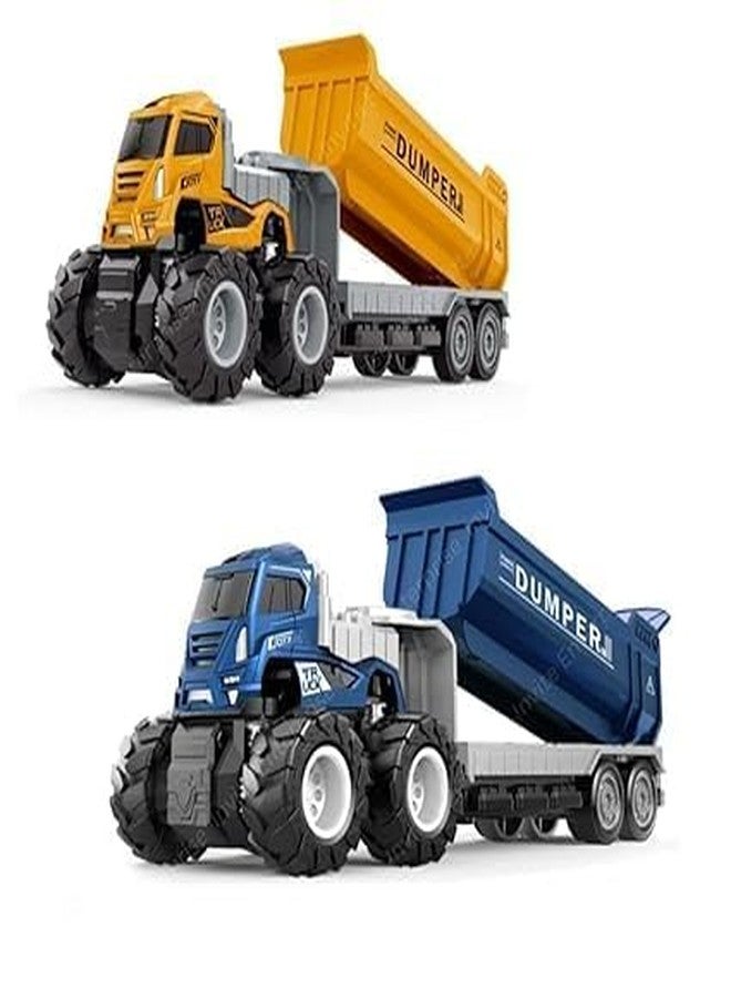SELLFUN Metal Toys Alloy Diecast Truck Set, Miniature Holiday This diecast Truck Set Makes an Excellent Gift Choice Car Model - Image 1