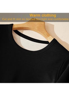 RATSAW Men's Thermal Underwear Set Long Johns Ultra Soft Fleece Lined Base Layer Set for Cold Weather Thermal Underwear for Men Long Sleeve Pajama Top and Bottom Set L  - Image 5
