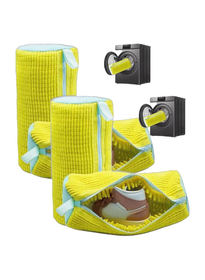 بانفيل أكياس تنظيف الأحذية: عبوتان من أكياس الغسيل القابلة لإعادة الاستخدام للغسالات - مثالية للأحذية الرياضية وأحذية التنس - Image 1