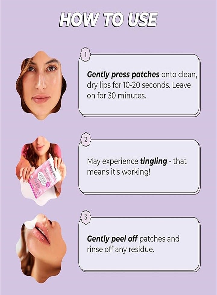 Instant Lip Plumper for plump lips in 30 minutes - Contains Vegan Collagen, Multi-Molecular Hyaluronic Acid and 400 Dissolvable Micro-Darts Technology for instant, long-lasting results (Pack of 3) - Image 3