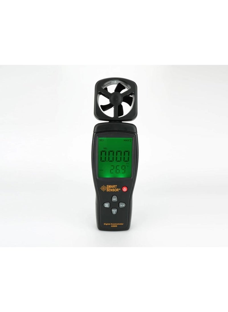 SMART SENSOR As 806 Wind Speed ​​and Temperature Meter Anemometer  - Image 4