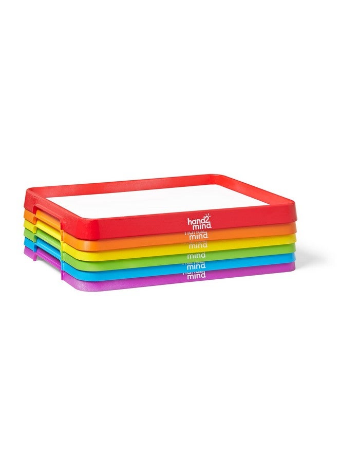 hand2mind hand2mind Magnetic Dry Erase Activity Trays, Stackable Trays for Classroom, Magnetic Letter Trays, White Boards for Kids, Science of Reading Classroom Materials, Teacher Classroom Supplies - Image 1
