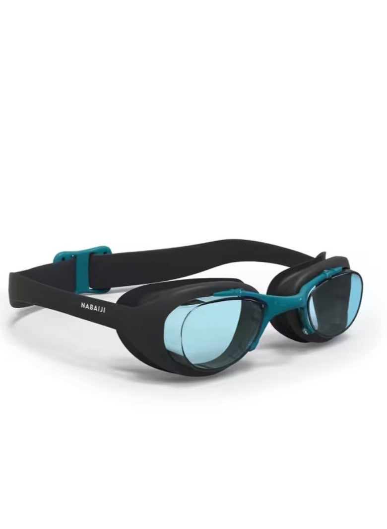 NABAIJI Adult Swimming Goggles – Clear Lenses – Anti-Fog & UV Protection – Black – Adjustable Strap for Secure Fit - Image 1