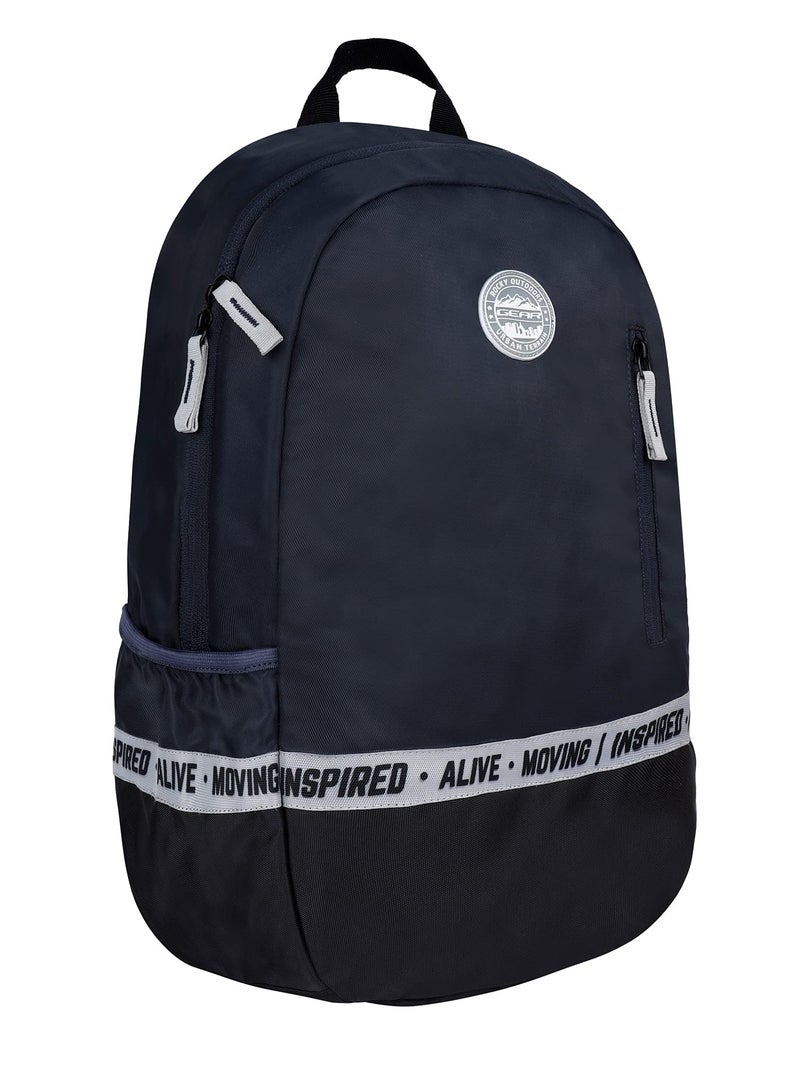 Gear Stitch Golden Quicksand Texture Schoolbag Waterproof Primary and Secondary School Student Backpack Youth Travel Backpack 31*43*15CM + Lunch Bag 27*20*20CM + Pencil Case Three-piece Set - Image 4