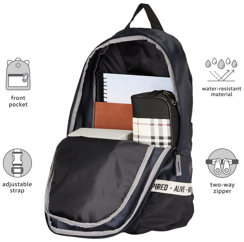 Gear Stitch Golden Quicksand Texture Schoolbag Waterproof Primary and Secondary School Student Backpack Youth Travel Backpack 31*43*15CM + Lunch Bag 27*20*20CM + Pencil Case Three-piece Set - Image 2