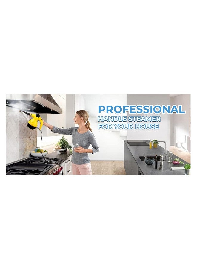SHOPOBOX SHOPOBOX Multi-Purpose Portable Steam Cleaner | Handheld Multipurpose Steam Cleaning for Car, Kitchen, Bathroom, Glass, Upholstery | 9 Accessories Kit | Steam  - Image 2