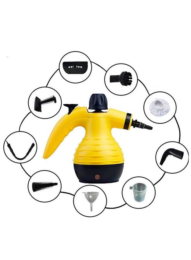 SHOPOBOX SHOPOBOX Multi-Purpose Portable Steam Cleaner | Handheld Multipurpose Steam Cleaning for Car, Kitchen, Bathroom, Glass, Upholstery | 9 Accessories Kit | Steam  - Image 3